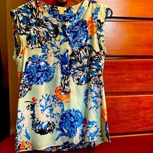 Women’s J.Crew Sleeveless blouse. Size 2